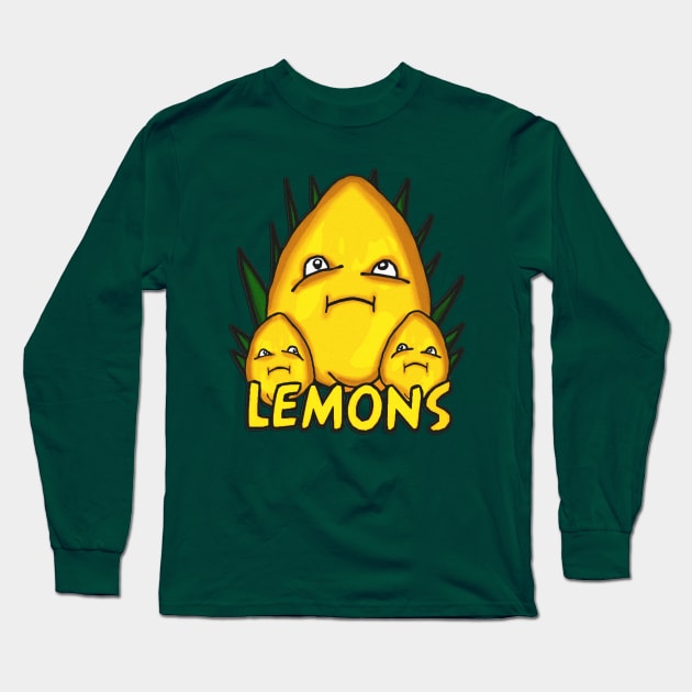 LEMONS Long Sleeve T-Shirt by BEAVERNIGHT